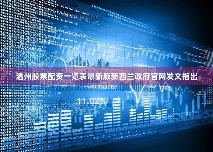 温州股票配资一览表最新版新西兰政府官网发文指出